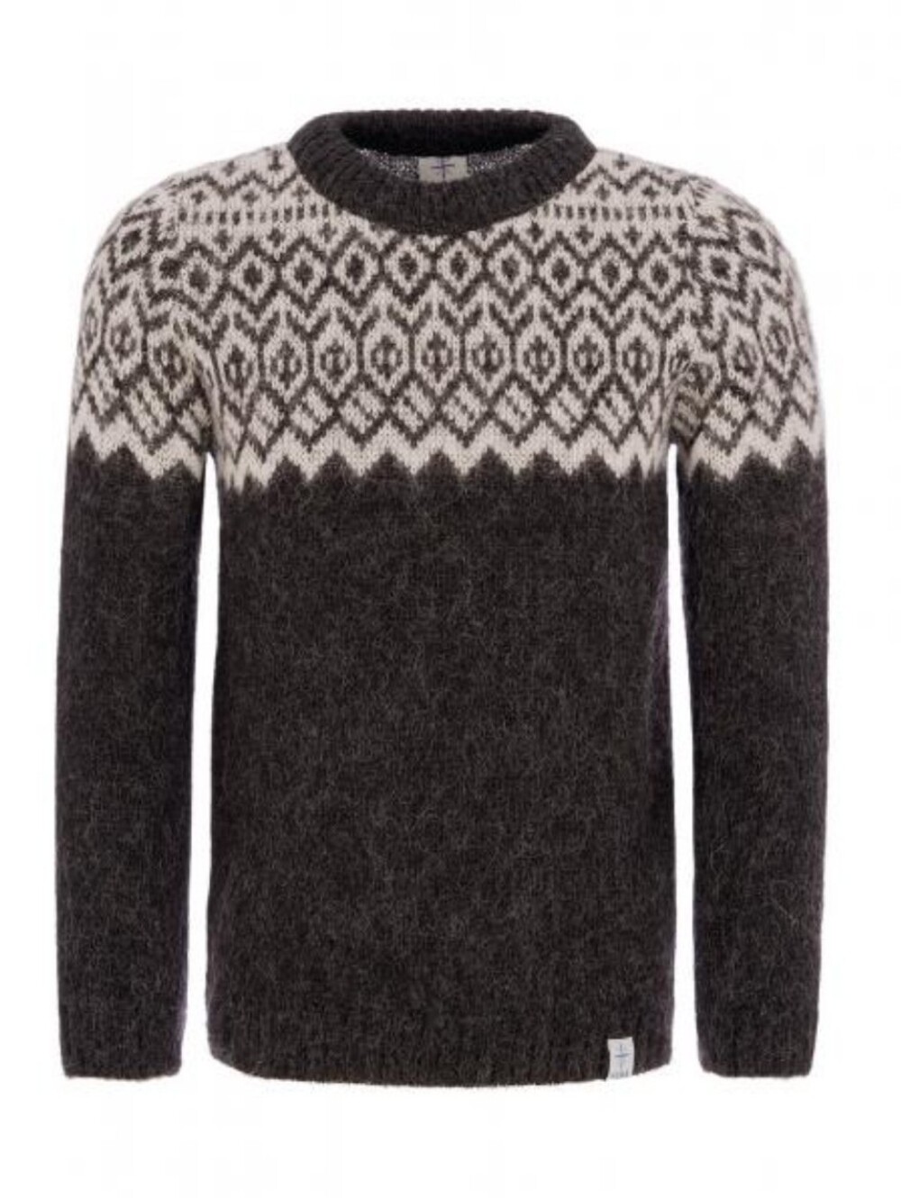 Icelandic Charcoal Unisex Borg Sweater. S